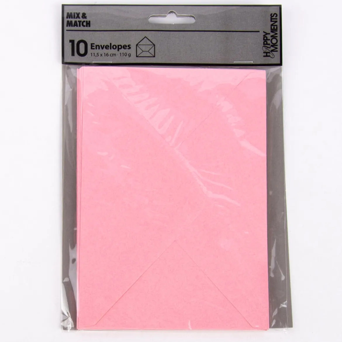 Creativ Company Kuvert einfarbig rosa 10 Stück 11,5x16cm