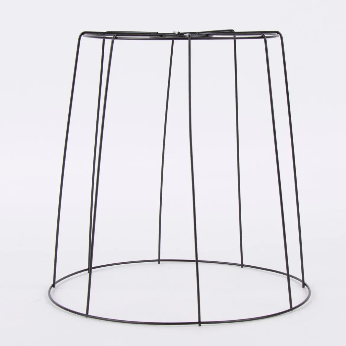 Creativ Company Lampenschirm-Gestell Metall schwarz 20x20cm