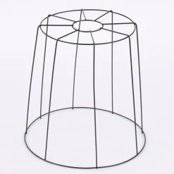 Creativ Company Lampenschirm-Gestell Metall schwarz 20x20cm