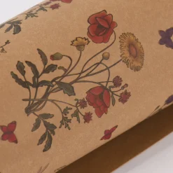 Creativ Company Lederpapier Bogen Blumen Insekten natur bunt 49,5x100cm