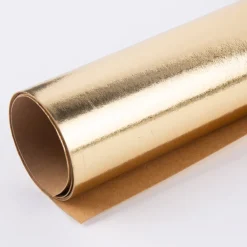 Creativ Company Lederpapier Bogen Stärke 0,55mm goldfarbig 49x100cm