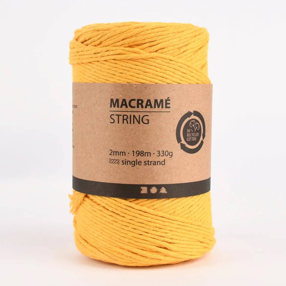 Creativ Company Makramee Kordel 2mm 198m 330g verschiedene Farben