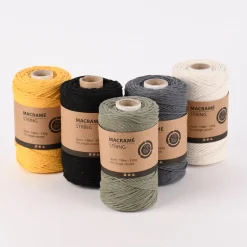 Creativ Company Makramee Kordel 2mm 198m 330g verschiedene Farben
