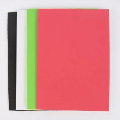 Creativ Company Moosgummi-Bögen 5 verschiedene Farben selbstklebend A5 15x21cm