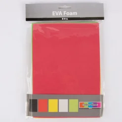 Creativ Company Moosgummi-Bögen 5 verschiedene Farben selbstklebend A5 15x21cm