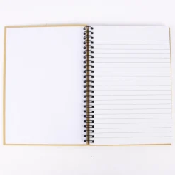 Creativ Company Notizbuch mit Spiralbindung A5 braun 15x21cm