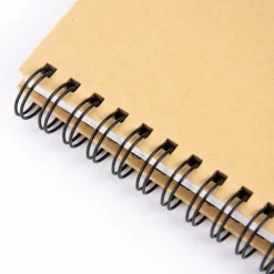 Creativ Company Notizbuch mit Spiralbindung A5 braun 15x21cm