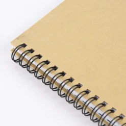 Creativ Company Notizbuch mit Spiralbindung A6 braun 10,5x15cm
