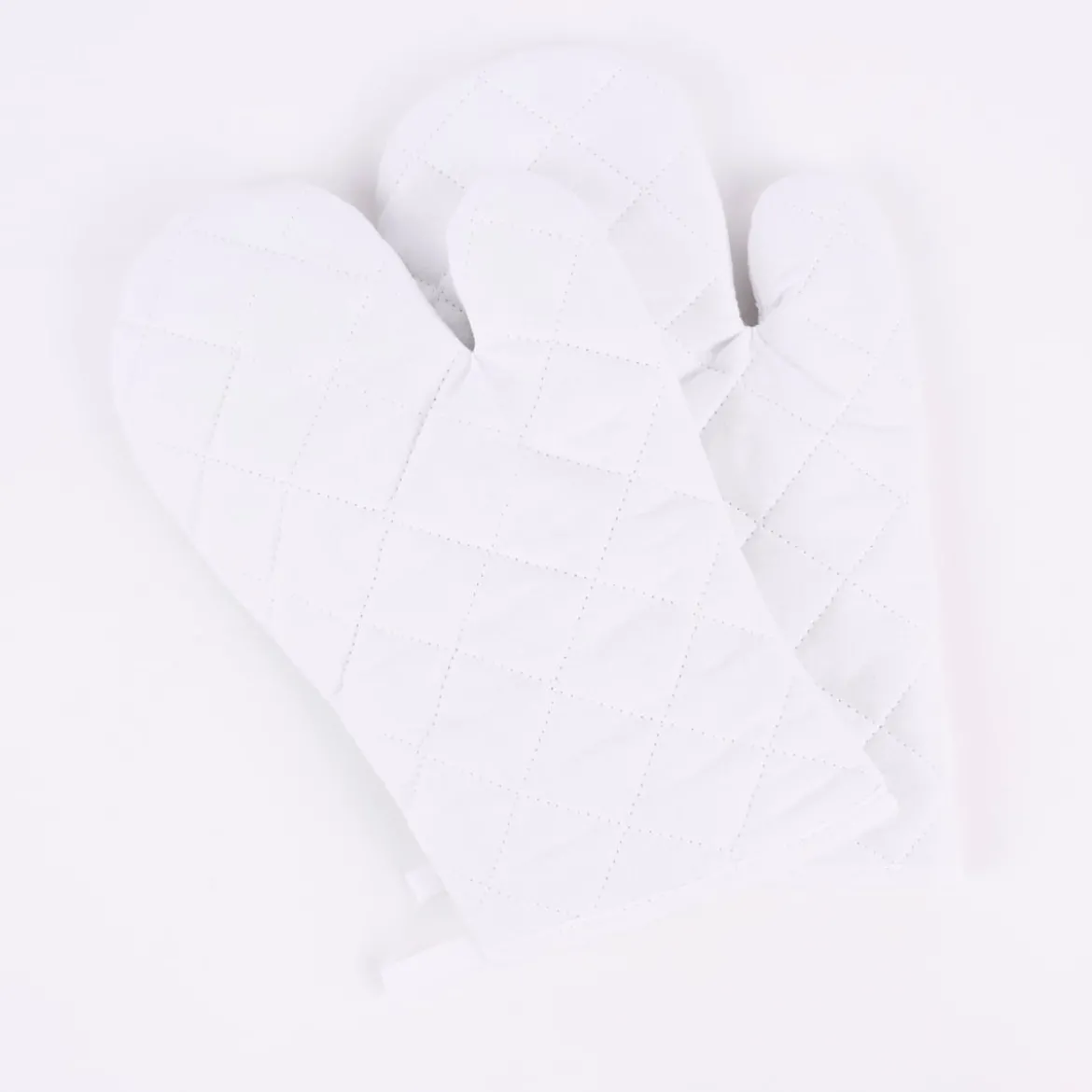 Creativ Company Ofenhandschuh 1 Stück aus Baumwolle weiß 28x18cm