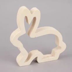 Creativ Company Osterhasen Silhouetten Holz natur verschiedene Größen 2 Stück