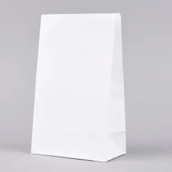 Creativ Company Papiertüte 10er Pack einfarbig weiß 9x17x6cm