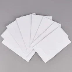 Creativ Company Papiertüte 10er Pack einfarbig weiß 9x17x6cm
