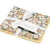 Creativ Company Patchwork-Stoff-Set Stoffabschnitt verschiedene Muster gelb weiß 45x55cm