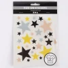 Creativ Company Rub-on Sticker Sterne bunt 2 Bögen 12x15,5cm