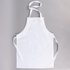 Creativ Company Schürze für Kinder zum Bemalen aus Baumwolle weiß 43x61cm