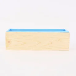 Creativ Company Seifengießform rechteckig Silikon Holz 28x9x8cm