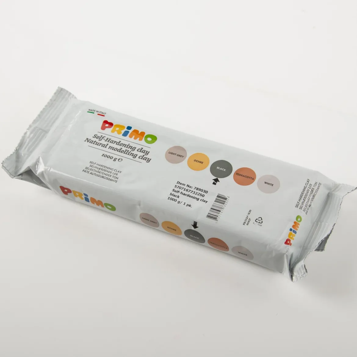 Creativ Company selbsthärtender Ton schwarz 1000g