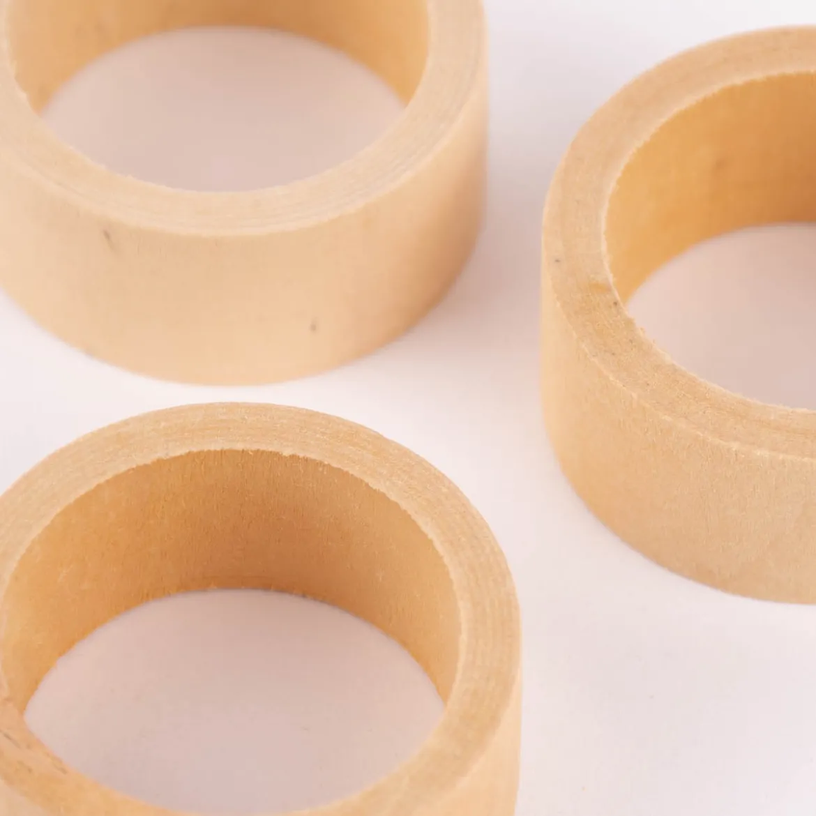 Creativ Company Serviettenringe Holz natur 4,5x2cm