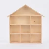 Creativ Company Setzkasten Haus mit 9 Fächern Holz 25,5x26x3,5cm