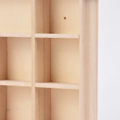 Creativ Company Setzkasten Haus mit 9 Fächern Holz 25,5x26x3,5cm