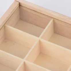 Creativ Company Setzkasten mit 9 Fächern Holz 17x13x3,5cm