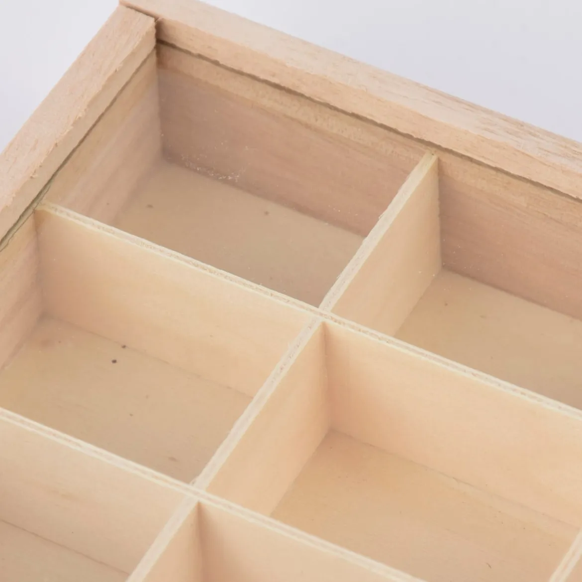Creativ Company Setzkasten mit 9 Fächern Holz 17x13x3,5cm