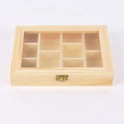 Creativ Company Setzkasten mit 10 Fächern Holz 15,5x20,5x3,5cm