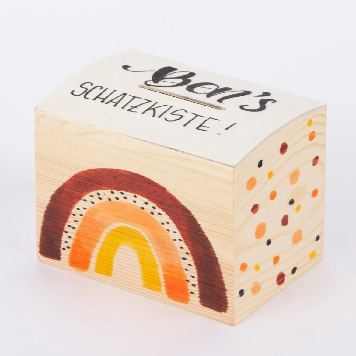 Creativ Company Spardose blanko Holz 10x8x7cm