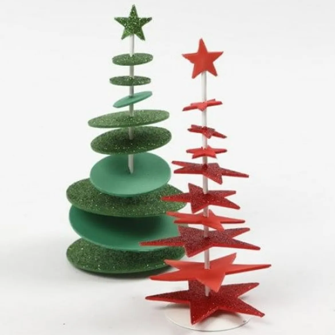 Creativ Company Standfuß Metall weiß 5x15cm
