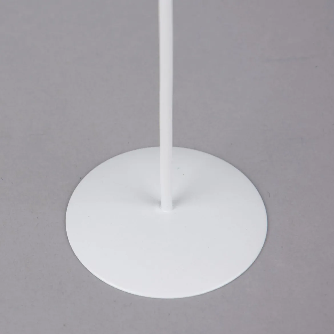 Creativ Company Standfuß Metall weiß 5x15cm