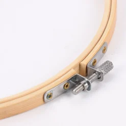 Creativ Company Stickrahmen rund mit Metallklammer Holz 20cm