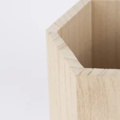 Creativ Company Stiftehalter sechseckig Holz 8x10,5cm