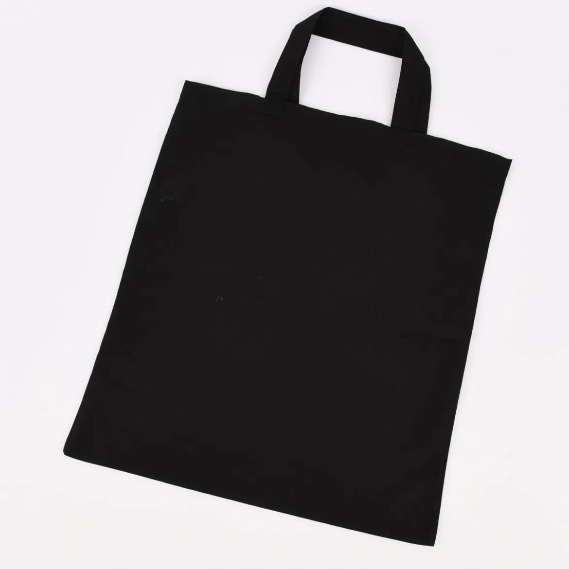 Creativ Company Stoffbeutel aus Baumwolle blanko schwarz 42x37cm
