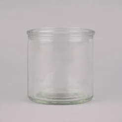 Creativ Company Teelichthalter Windlicht Glas farblos 8x8cm