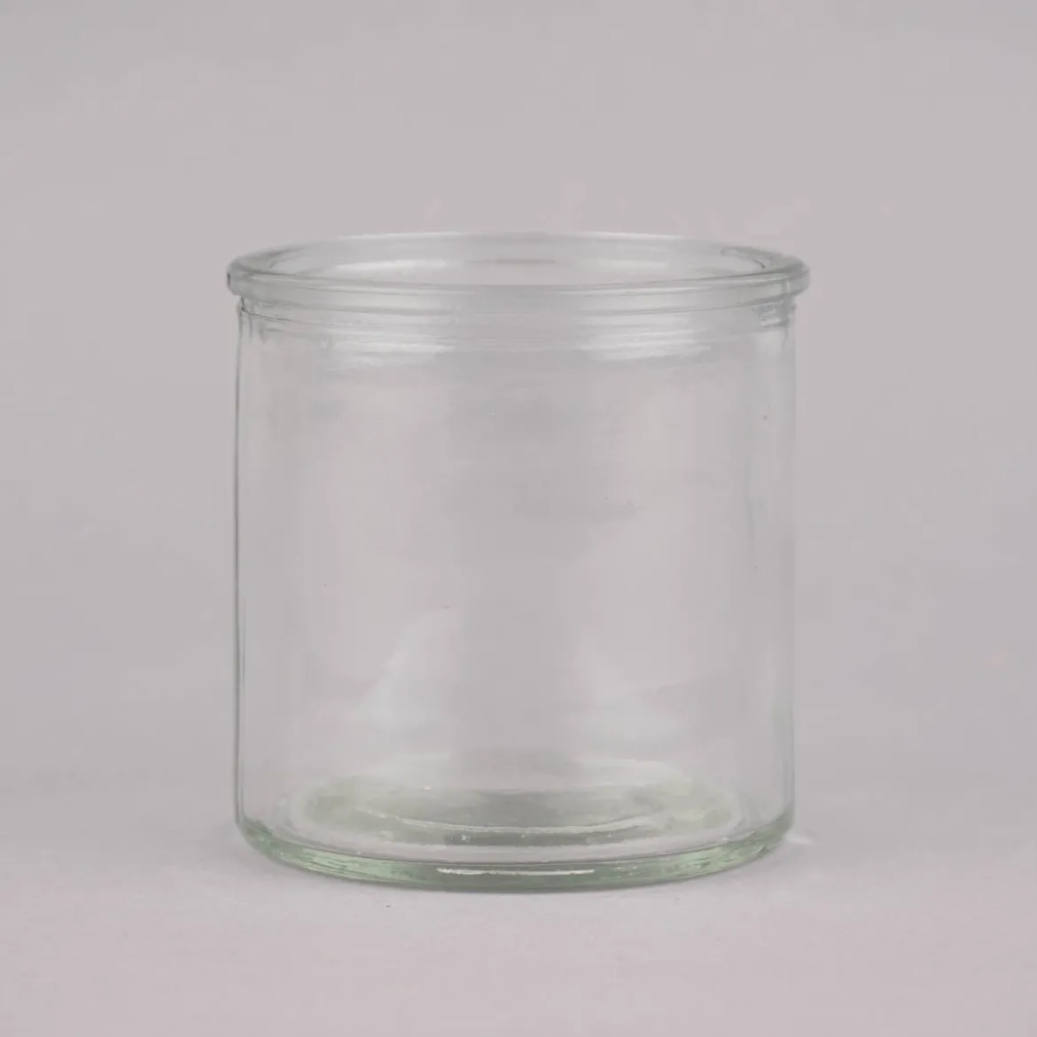Creativ Company Teelichthalter Windlicht Glas farblos 8x8cm