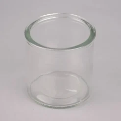 Creativ Company Teelichthalter Windlicht Glas farblos 8x8cm