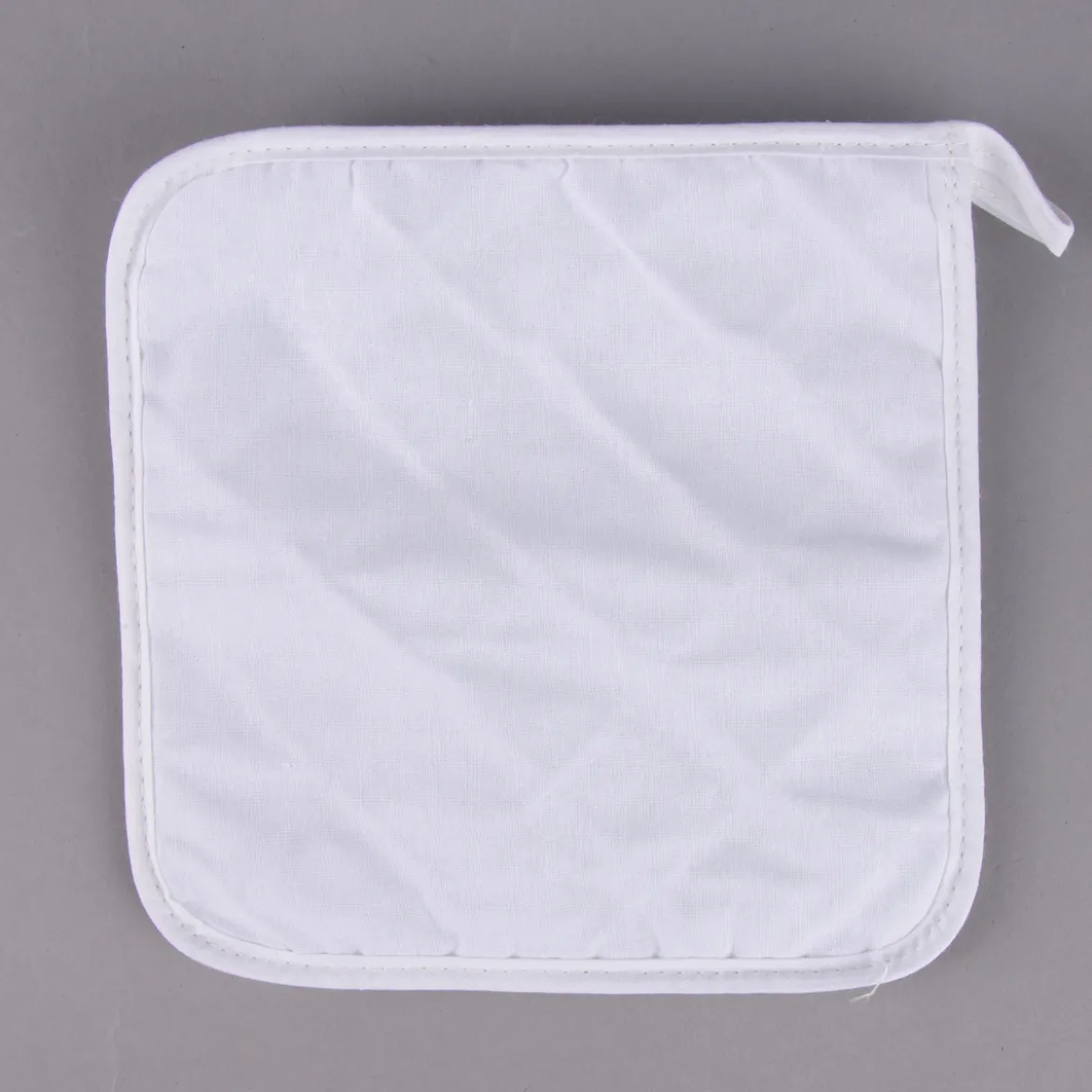 Creativ Company Topflappen Set 4 Stück aus Baumwolle weiß 20x20cm