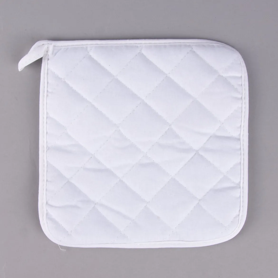 Creativ Company Topflappen Set 4 Stück aus Baumwolle weiß 20x20cm