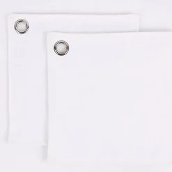 Creativ Company Topflappen 2 Stück aus Baumwolle weiß 22x22cm
