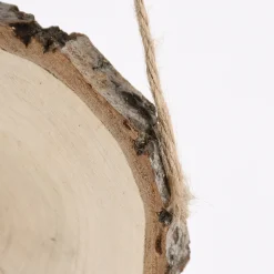 Creativ Company Türschild Baumschiebe blanko rund Holz 11x12cm