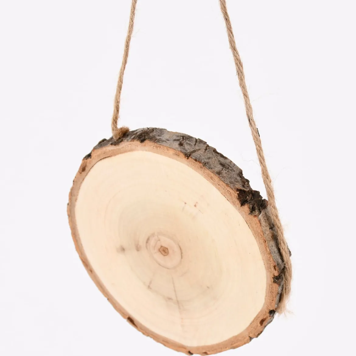 Creativ Company Türschild Baumschiebe blanko rund Holz 11x12cm