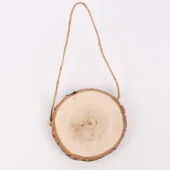 Creativ Company Türschild Baumschiebe blanko rund Holz 11x12cm