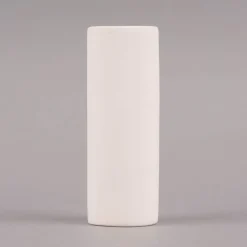 Creativ Company Vase Zylinder Terrakotta weiß 4x11cm
