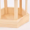 Creativ Company Vogelfutterhaus mit Zinkdach Kiefernholz natur silberfarbig 22x16,5x18cm
