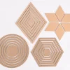 Creativ Company Wanddeko blanko Holz verschiedene Formen