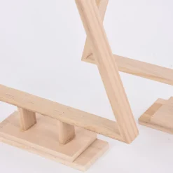 Creativ Company Weihnachtsbäume 3 Stück verschieden groß Holz natur 35x60cm