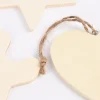 Creativ Company Weihnachtshänger mit Kordel verschiedene Modelle Holz natur 9-11cm