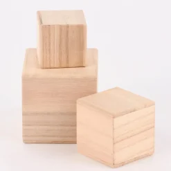 Creativ Company Würfel 3er Set Holz verschiedene Größen