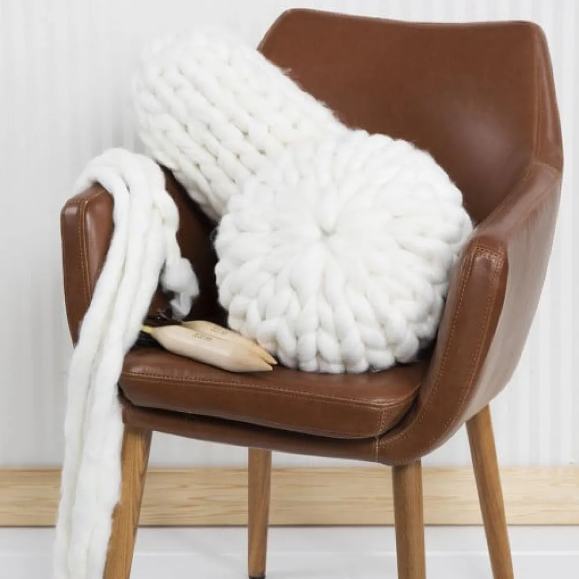 Creativ Company XL Häkelnadel aus Holz No. 20 L: 23cm
