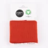 Cuff Bündchen Fertigbündchen Organic Bio einfarbig terrakotta 7x135cm